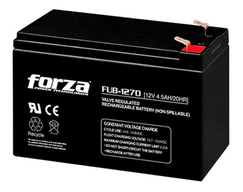 Bateria 12v 7ah Forza Fub-1270