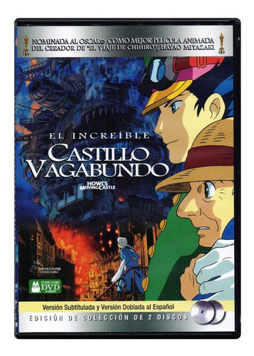 El Increíble Castillo Vagabundo Ghibli 2 Dvds Miyazaki