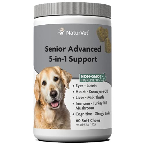 Naturvet Senior Advanced 5-in-1 Support Dog 8pj3l