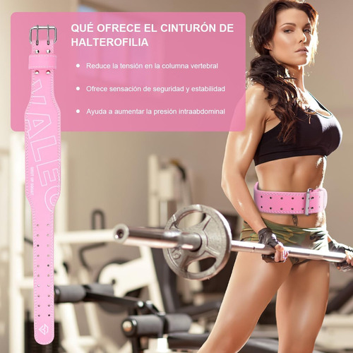 Para . Cinturón Para Pesas Acojinado Cinturon Mujergym Fajas