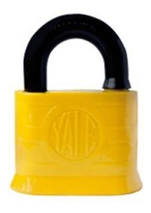 Candado Aleman Intemperie Amarillo Serie 800 Yale 870eam Yal