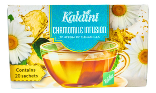 Caja 12 Te 20 Sachet Infusion Manzanilla Kaldini 0767 Ml.