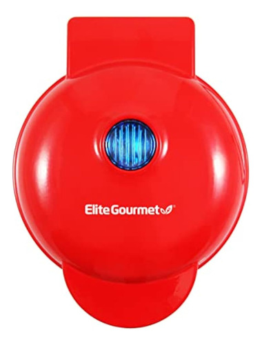 Elite Gourmet Ewm015r# Mini Waflera Eléctrica