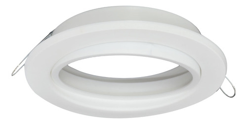 Spot Embutir Redondo Pvc Lampara Ar111 Blanco