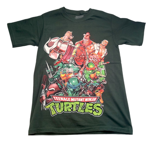 Tortugas Ninjas Tmnt Comic Verdepolera M/l/xl Blackside