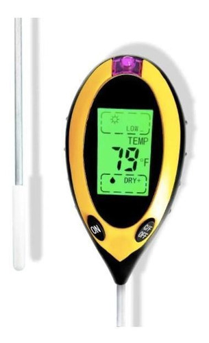 4-em-1 Teste De Solo Ph Umidade Medidor De Temperatura Luz T