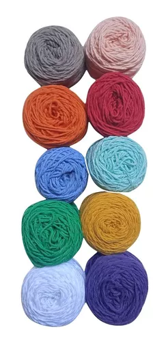 Kit Amigurumi 31 Hilos Algodon + Agujas Crochet + 42 Lanas
