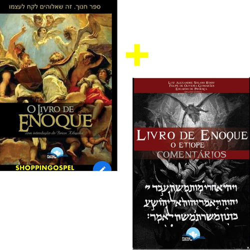 Kit O Livro De Enoque + O Livro De Enoque Etíope Comentários