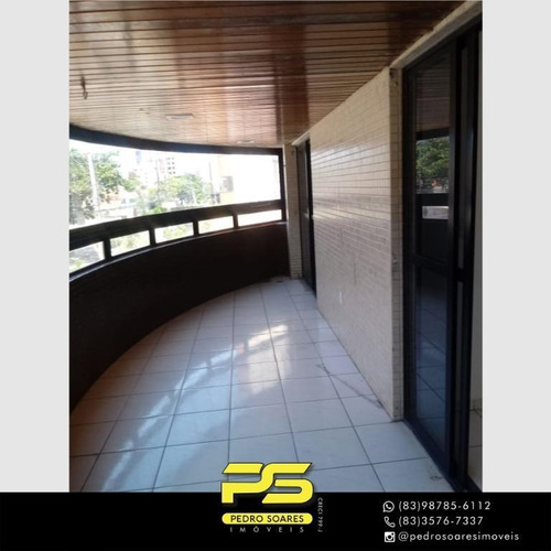 Apartamento Com 4 Dormitórios Para Alugar, 215 M² Por R$ 4.900/mês - Manaíra - João Pessoa/pb - Ap4525