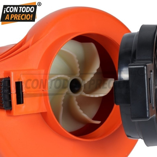 Imagen 5 de 10 de Sopladora aspiradora trituradora Black+Decker BV25 eléctrica 2500W negro/naranja 120V