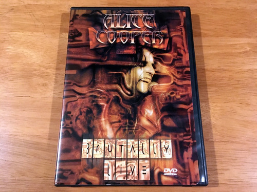 Alice Cooper Brutally Live Dvd Uk 2001 Original (Usado)