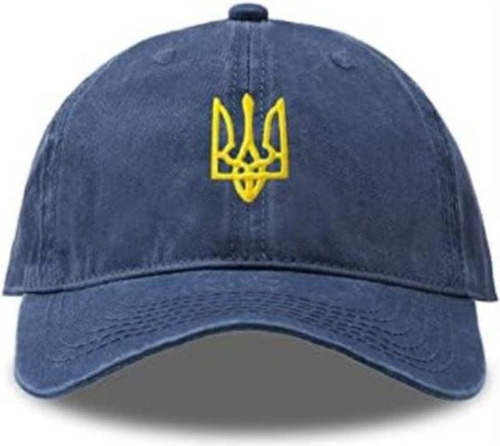 Sombrero Retro Ucrania Gorras Béisbol Algodón Vintage Azul