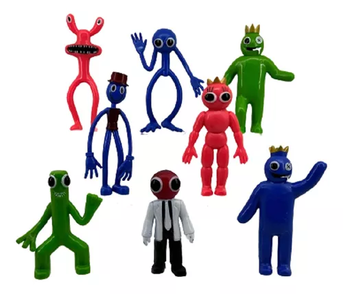 Rainbow Friend Roblox Miniaturas 8pcs Gamer Jogo De Terror