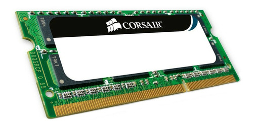 Memoria RAM Apple SODIMM color verde 8GB 2 Corsair CMSA8GX3M2A1066C7