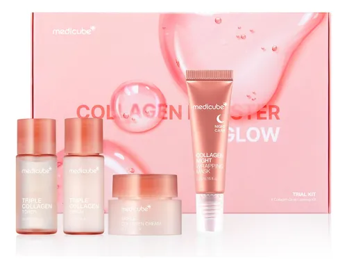 Skincare Medicube Glass Skin Glow Collagen Trial Kit