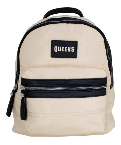 Queens Cartera Mochila Urbana Mujer Bolso Rojo Qv22126