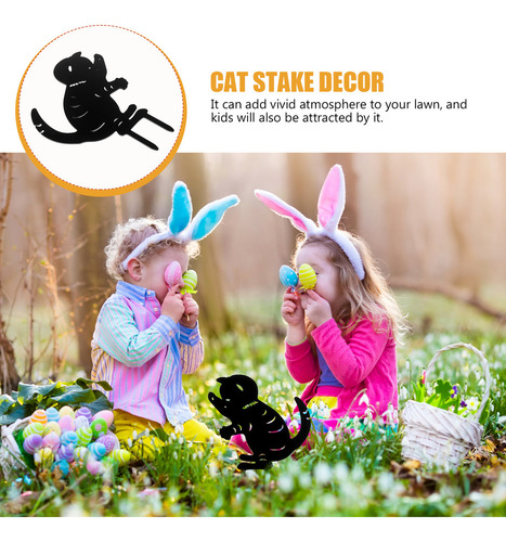 2025 Enchufe De Tierra Cat Silhouette Stake Cat Card