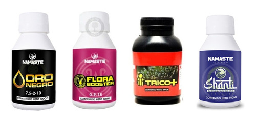 Namaste Oro Negro  Flora Booster Trico + Shanti 100 Cc.