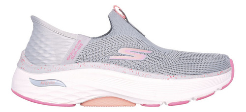 Tenis Skechers Mujer Max Cushioning Af Fluidity Moda Gris