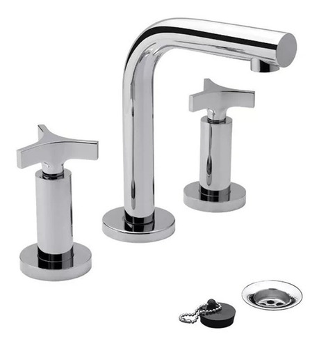 Imagen 3 de 4 de Combo Griferia Fv Triades C3 Cierre Ceramico Baño Cuotas