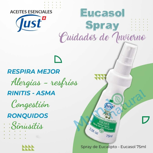 Eucasol Just Spray De Eucalipto 75ml