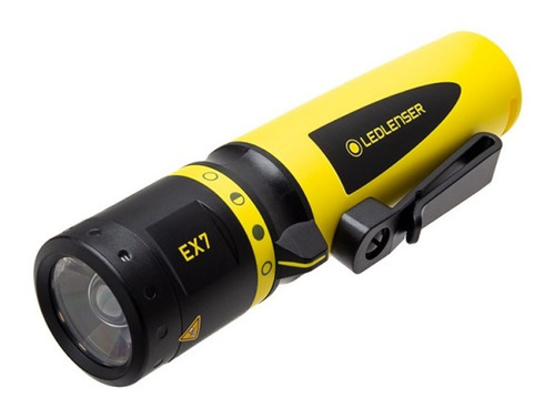 Linterna Antiexplosiva Ex7 Ledlenser Color de la linterna Amarillo y Negro Color de la luz LED