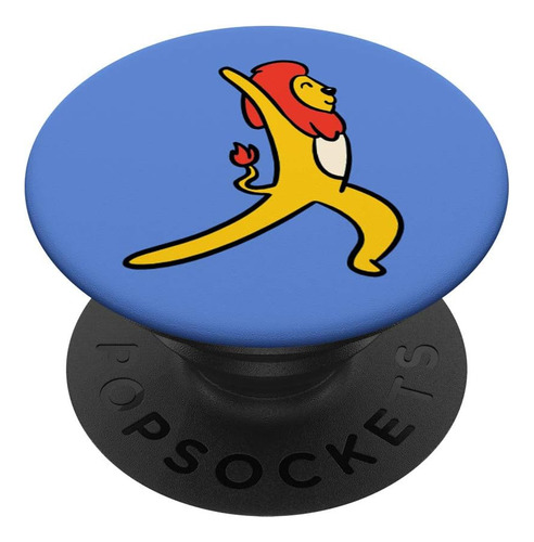 Blue Fitness Sport Leon Animal Popsockets Popgrip