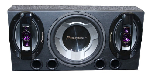 Caixa Trio Som Carro Completa Pioneer 12 Medio Agudo 69