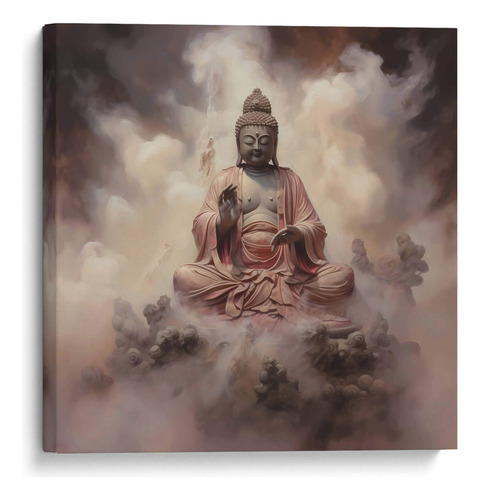 Canvas Lab Cuadro Budah En La Nube 20x20, Tai Hun
