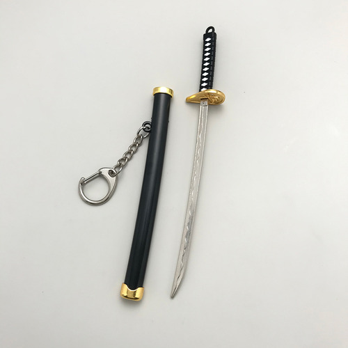 Llavero Con Forma De Espada Samurái Roronoa Zoro De 8 Estilo