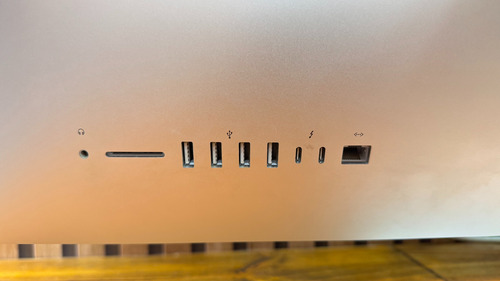 Imac Retina 27 Polegadas 5k 3.5g Mem 36g Ssd 2 Teras Gpu Amd Prateado (Usado)