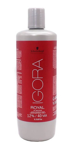 Loción Activadora De Color 40 Vol Igora 1 L Profesional