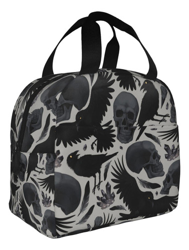 Voohddy Ravens Calavera Halloween Horror Bolsa De Rhq24