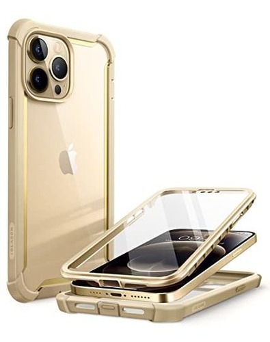 Funda Para iPhone 13 Pro I- Blason Linea Ares   Beige/gold
