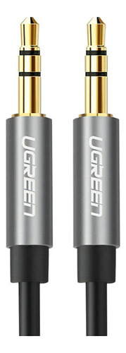Cable de audio auxiliar P2 macho Ugreen de 3,5 mm, 1 metro, negro