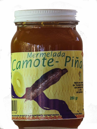 Mermelada Artesanal De Camote-piña 100% Natural 350g X 4