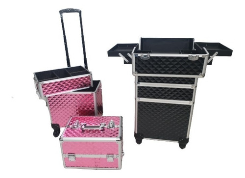 Maletin De Organizador Grooming Tipo Maleta 35x25x69 Cms
