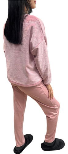 Pijama Manga Larga Invierno Corderito Glitter So Glow 11749