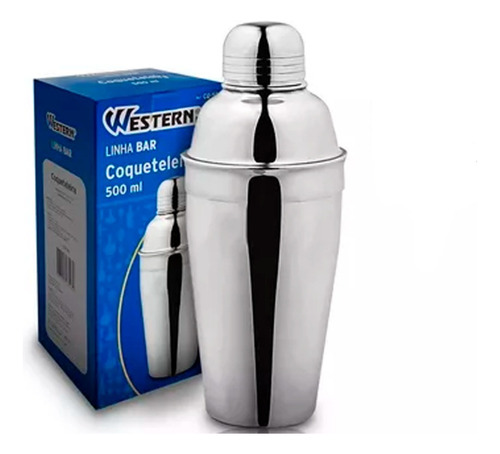 Coqueteleira Inox 500ml Para Caipirinha Drinks