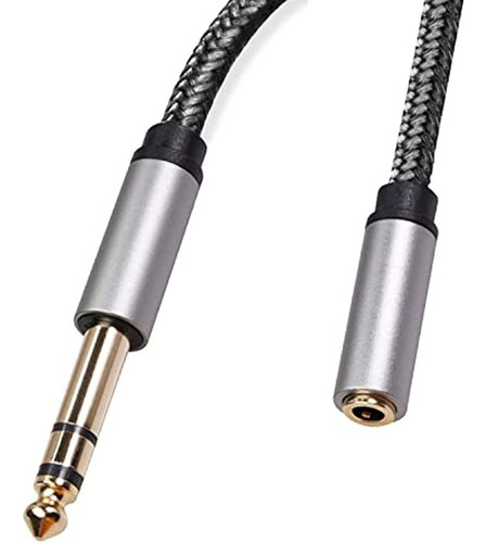 Adaptador De Cable Para Auriculares De 1/4 A 1/8, Cable Auxi