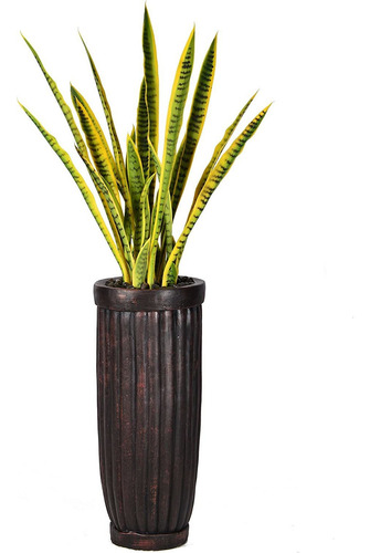 Planta De Sansevieria De Serpiente Artificial De Colo