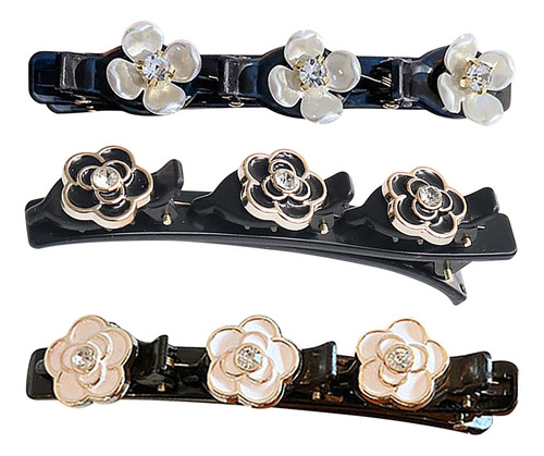 Pinza Para El Pelo Z Temperament, Camelia Y Rosa, Flequillo