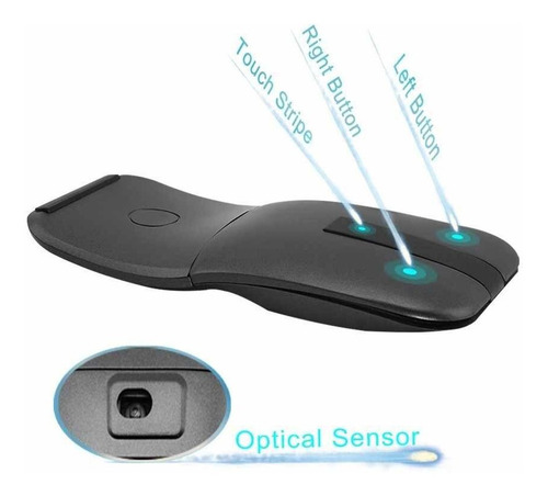 Mouse Sem Fio Arc Touch Slim Optical 360 Chyi Recp. Usb