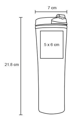 Imagen 3 de 3 de Termo De Doble Pared Con Interior Cap 450ml Liquidacion!