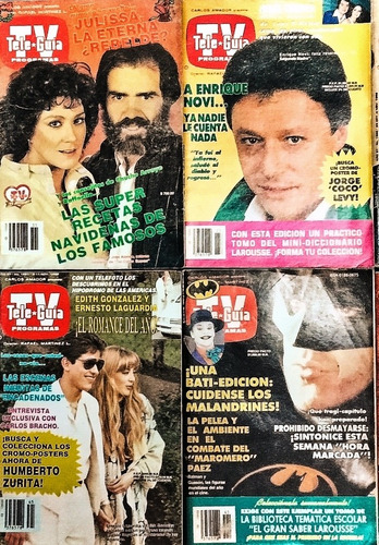 P-8 12 Revistas Coleccionables Selectas Tele-guia Años 1980s (Usado)