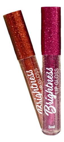6 Lip Gloss Brightness Bf10144 - Kit Bella Femme Atacado J