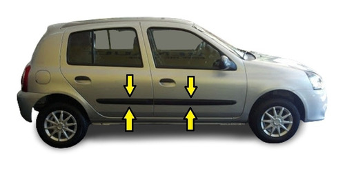 Renault Clio Mio Baguetas Laterales Molduras 5 Puertas !!!!!
