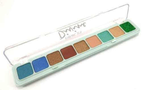 Imagen 7 de 10 de Paleta Sombras Ojos Matte Y Glitter Pink 21 Set 3 Unidades