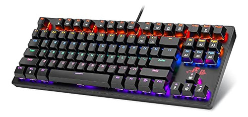 Rii Rk908 Teclado Mecánico Para Juegos Rgb Led Rainbow Retro