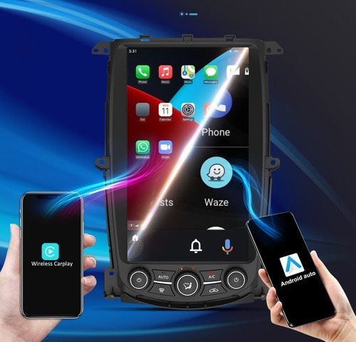 Tesla Nissan 370 08-20 Android Gps Radio Carplay Mirrorlink